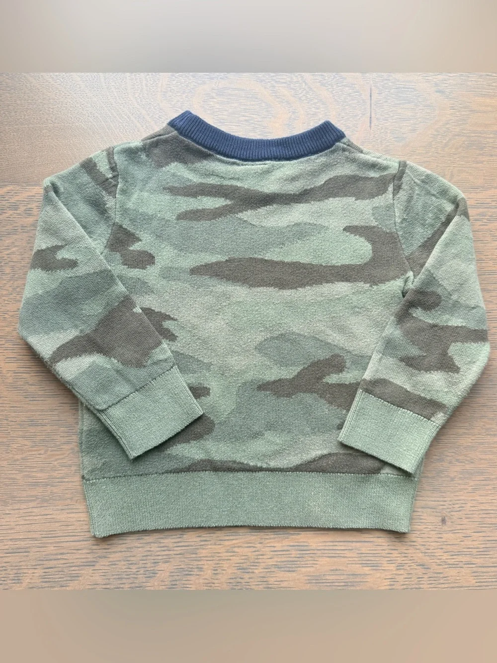 Gap Kids Dino Camo Crewneck Sweater - Green - Size 2T